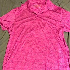 Fuchsia performance polo
